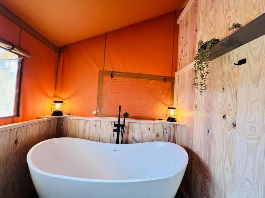 Luxury tent Tropical Glamping With Hot Tub Cleveland